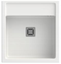 Graniteland Arno Granit Beli Pomivalnik medgradnja 582x620mm z inox kvadratnim Čepom 1208970604