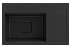 Graniteland Seta Granitni Črni Pomivalno korito nadgradnja 80x50 cm 1208970624