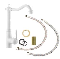 Graniteland Verve klasična nostalgična kuhinjska pipa bela 1208970653