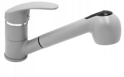 Graniteland Rhea kuhinjska armatura siva z izvlečno cevjo in ročno prho z dvojno funkcijo 1208970656
