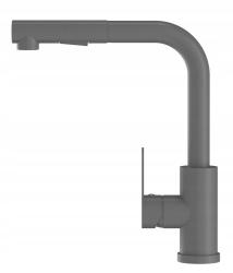 Graniteland Celeste Kuhinjska Armatura Siva z Izvlečno Izlivno Cevjo in Dvostransko Funkcijo Ročne Prhe 1208970663