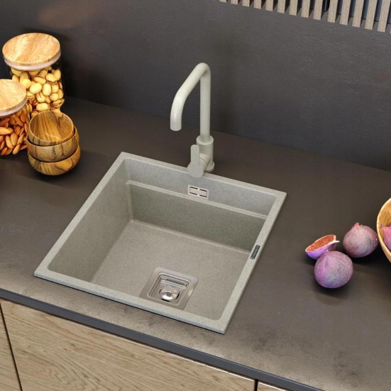 Granitland Stellar Kuhinjska armatura Beige pesek z vrtljivim izlivom 1208970672