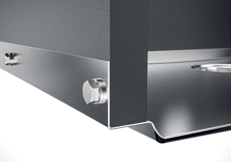 Foster Phantom Base RVS Osnovna plošča Delovna površina Pomivalno korito 71x40cm za Vgradnjo v Keramiko, naravni kamen in Solidsurface debeline 20mm 1208970694