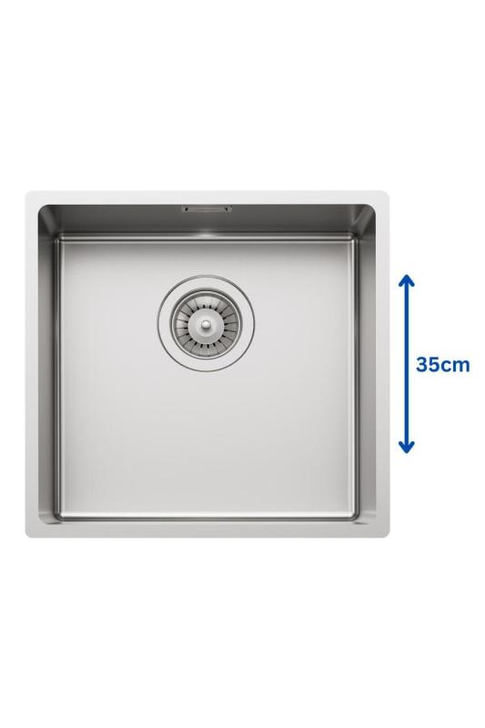 Foster L35 Speciale 35 cm lange RVS Spoelbak 365 x 350 mm Onderbouw 1208970722 vertaalt naar het Sloveens als: Foster L35 Speciale 35 cm dolg nerjavni pomivalnik 365 x 350 mm vgradni 12089707