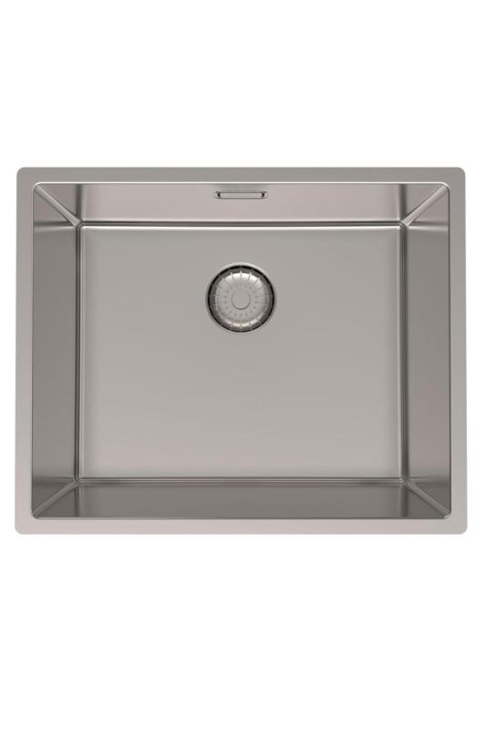 Pure.Sink Prestige Kombinacijski set Nerjaveče jeklene pomivalno korito 50x40 cm z nerjavečo jekleno kuhinjsko pipo 1208970762