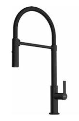 Franke Maris Semi Pro Kuhinjska pipa Fleksibilen Izliv Črna 115.0728.396