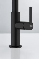 Franke Maris Slim J Kuhinjska pipa Z vrtljivim okroglim izlivom Črna 115.0728.386