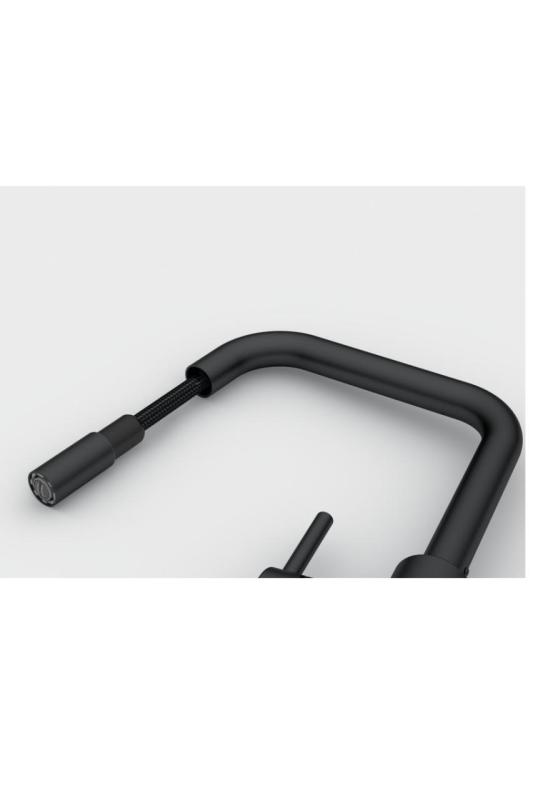 Franke Lina U Kuhinjska pipa Črna Izvlečna Izlivna cev 115.0728.477