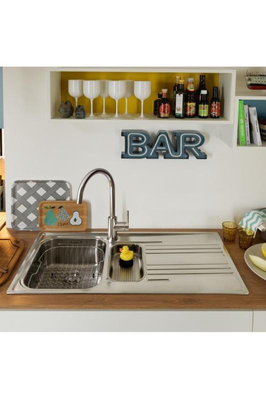 Franke Lina XL Kuhinjska mešalna pipa Krom z Vrtljivim Izlivom 115.0693.228