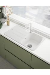 Franke Lina L Kuhinjska pipa Zasukni Izliv Polar White 115.0728.479