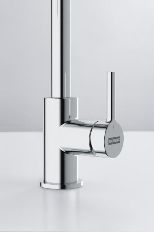 Franke Lina L Kitchen Faucet Swivel Spout Chrome 115.0693.230