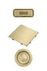 Franke Kubus 2.0 barvni set Odtočni set Zlato 1208970836