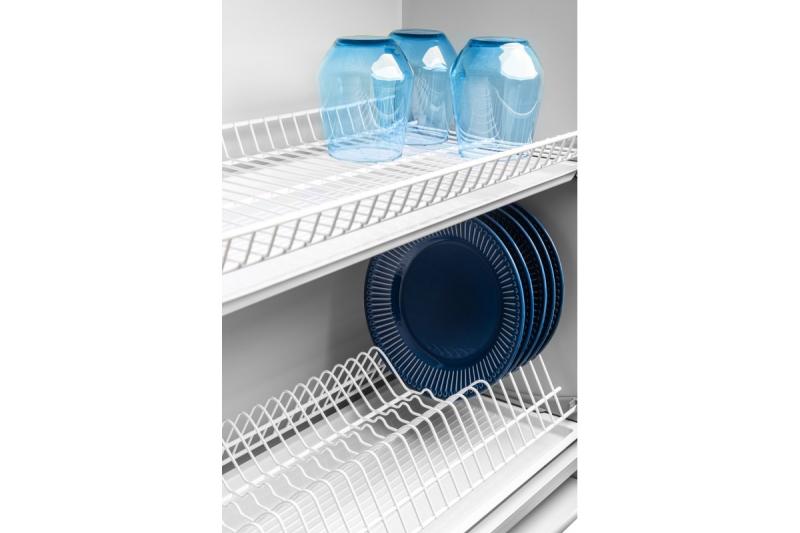 "Drainer GTV BASIC 3, dve ravni, omara 900, za plošče debeline 16 - 18 mm, 2x predal, bel"