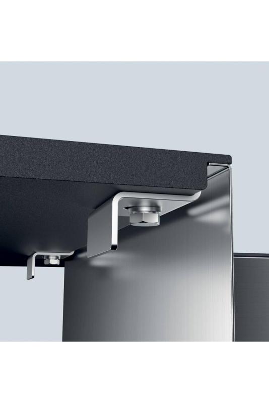 Foster Phantom Slimline RVS Umivalnik 40x40cm Podgradnja za keramične kuhinjske pulte 1208971123