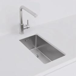Pure.Sink Exclusivo majhno nerjaveče jeklo umivalnik 18x40 cm 10mm radij podgradnja, vgradnja in nadgradnja PEX1840-02