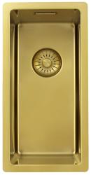 Pure.Sink Exclusivo majhno zlato korito 18x40 cm 10mm polmer podgradnja, ravna vgradnja in nadgradnja PEX1840-60