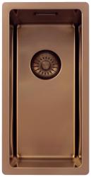 Pure.Sink Exclusivo majhno bakreno korito 18x40 cm 10mm polmer podgradnja, vgradnja in nadgradnja PEX1840-62