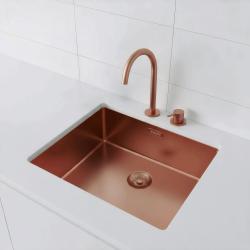 Pure.Sink Exclusivo Bakreni umivalnik 50x40 cm 10mm radij podgradnja, ravna gradnja in nadgradnja PEX5040-62