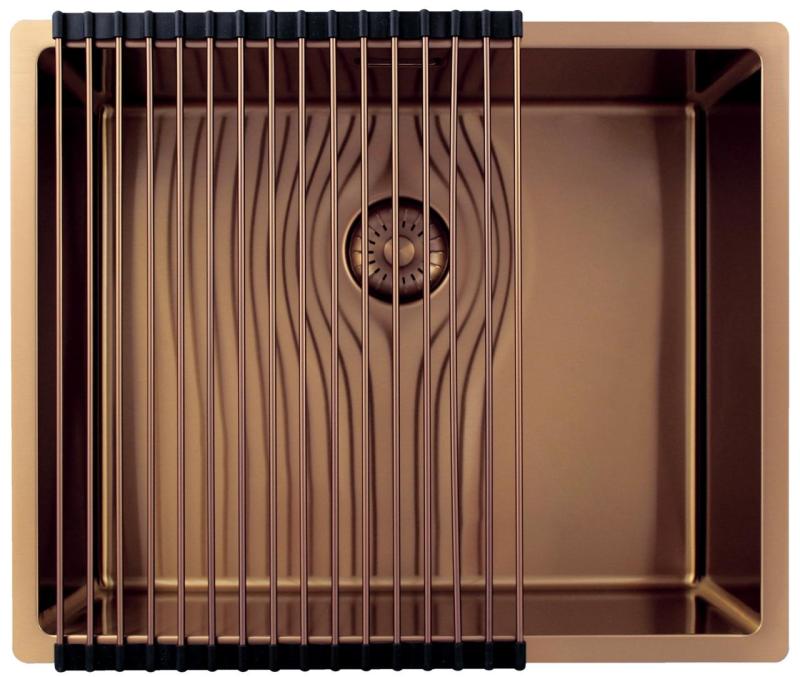 Pure.Sink Exclusivo Bakreni umivalnik 50x40 cm 10mm radij podgradnja, ravna gradnja in nadgradnja PEX5040-62