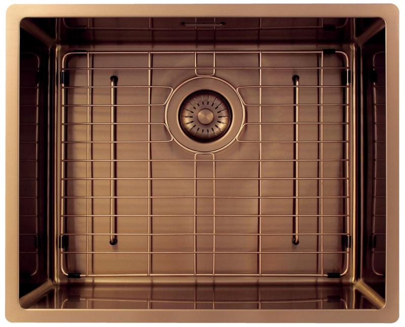 Pure.Sink Exclusivo Bakreni umivalnik 50x40 cm 10mm radij podgradnja, ravna gradnja in nadgradnja PEX5040-62