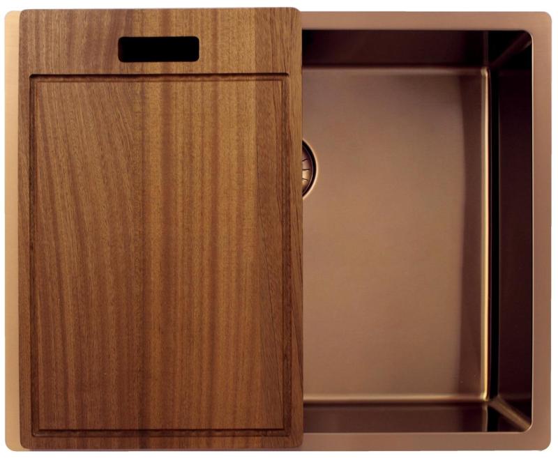 Pure.Sink Exclusivo Bakreni umivalnik 50x40 cm 10mm radij podgradnja, ravna gradnja in nadgradnja PEX5040-62