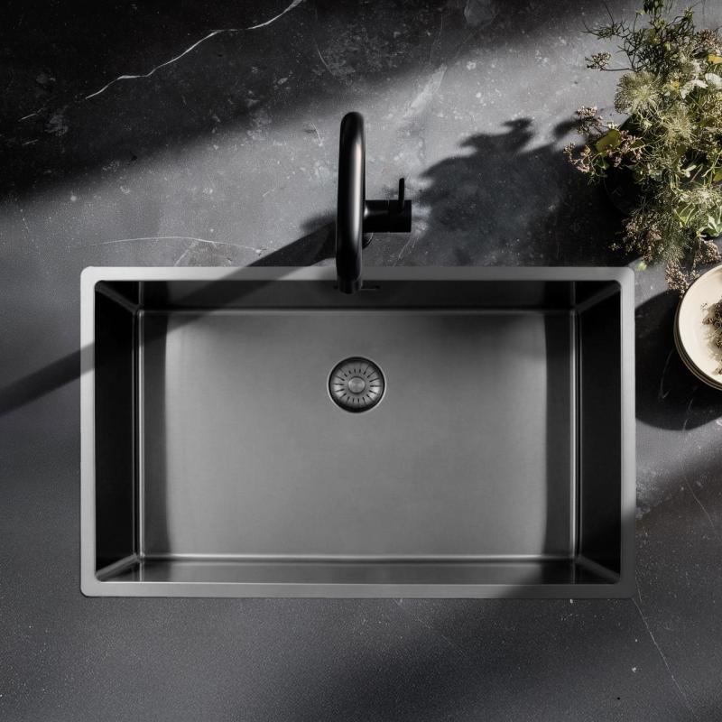 Pure.Sink Exclusivo veliko inox pomivalno korito 70x40 cm 10mm radius podpultna, vgradna in nadgradna PEX7040-02