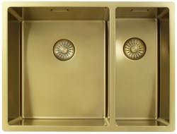 Pure.Sink Exclusivo Zlat 1,5 enainpolna pomivalno korito 34+18 cm 10mm radij PEX341840-60