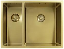 Pure.Sink Exclusivo Zlato 1,5 enainpol umivalnika 18+34 cm 10mm radij PEX183440-60