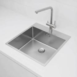 Pure.Sink Exclusivo RVS umivalnik 49x52 cm Tapwing z luknjo za pipo, radij 10mm PEX4540T-02