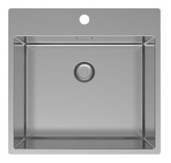 Pure.Sink Exclusivo RVS umivalnik 54x52cm Tapwing z luknjico za pipo, radius 10mm PEX5040T-02