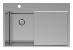 Pure.Sink Exclusivo RVS majhno korito z odcejevalnikom 78x52 cm Tapwing levo PEX3478LT-02