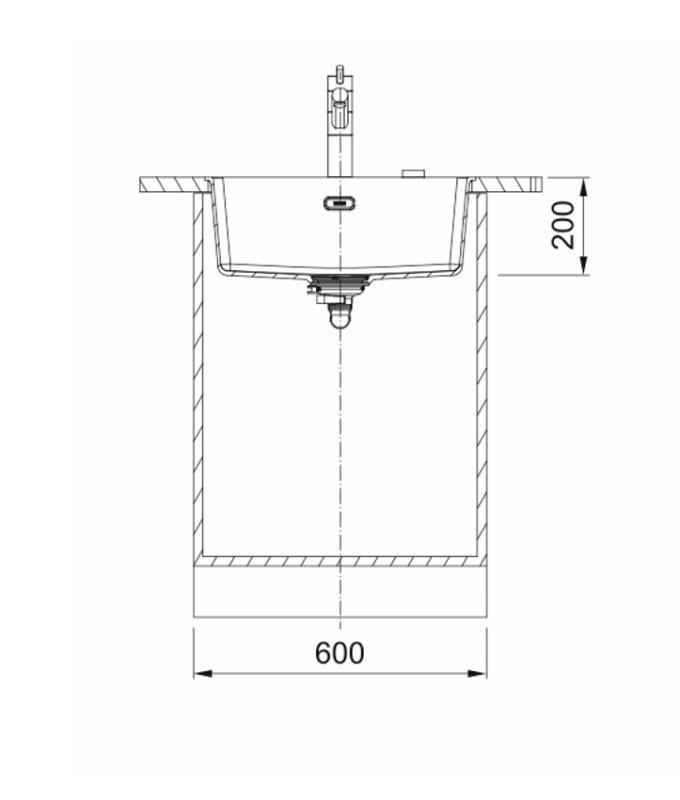 Franke Maris MRG 210-52 Fragranite kavna smetana umivalnik za ravno vgradnjo 135.0725.665