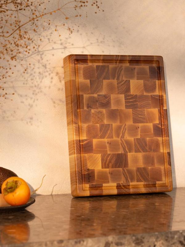 Woodsea Woodstone Ash L - Lesena Deska za Rezanje Esen 40x60cm 1208971528