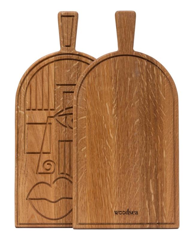Woodsea Mask Oak - Maska iz hrastovega lesa, deska za rezanje in serviranje 38x19 cm 1208971562