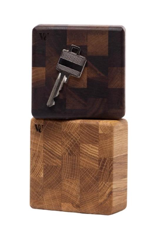Woodsea End Grain Walnut - Ključnik iz orehovega lesa 9x9 cm 1208971601