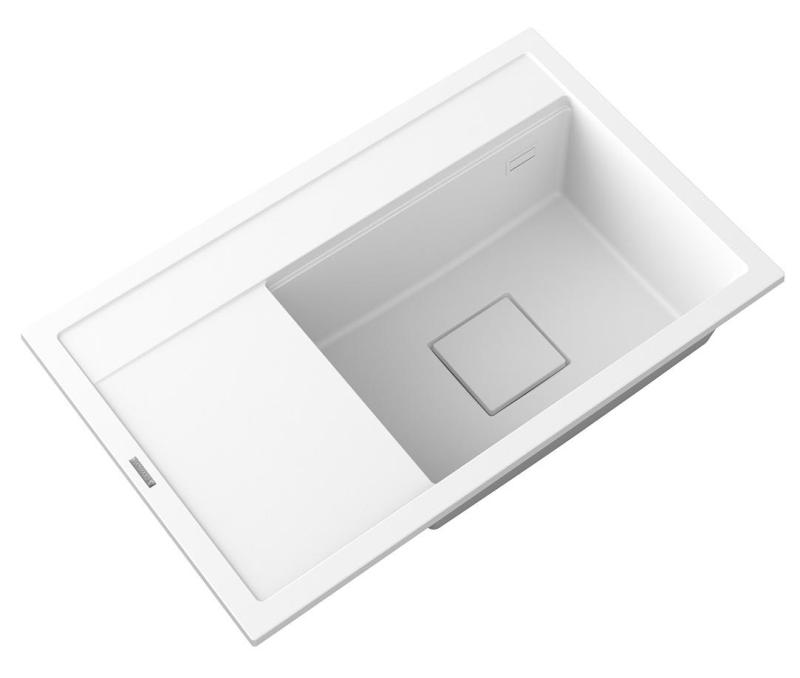 Graniteland Seta Granitni Beli Nadgradni Pomivalnik 80x50 cm 1208971618