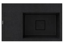 Graniteland Seta Granitni črni arduin Trdi kamen Nadgradnja umivalnika 80x50 cm 1208971619