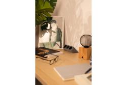 Pohištvena vtičnica SOFITO, 2xSHUKO, USB A+C, kabel 1,5 m, siva flisaka