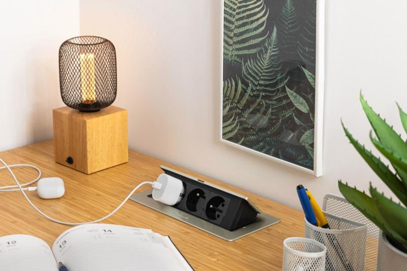 SOFT izvlečna vtičnica, napajalni kabel 1,5m