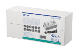 Pohištvena vtičnica MULTISOFT, 2xSHUKO, USB A+C, RJ45, HDMI, kabel 1,5 m, bela