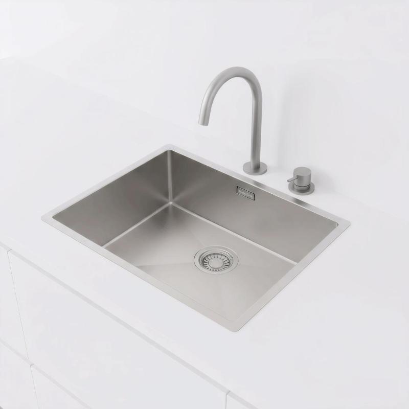 Pure.Sink Luxion nerjaveče jeklo pomivalno korito 50x40 cm podgradnja, vgradnja in nadgradnja PLX5040-02