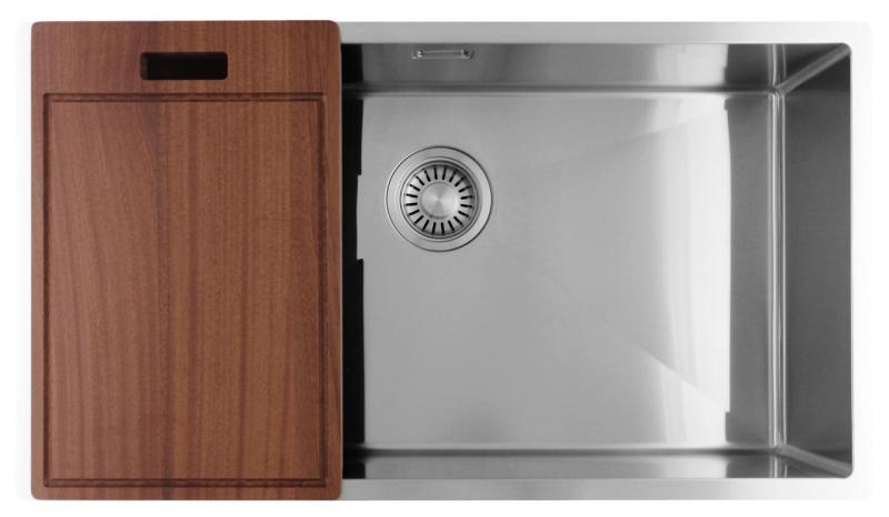 Pure.Sink Luxion Velika nerjaveča pomivalna korita 74x40 cm za vgradnjo pod pult, vgradnjo v pult in nadgradnjo PLX7440-02