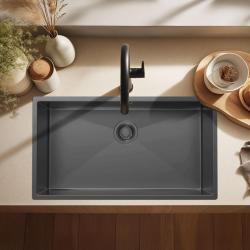 Pure.Sink Luxion Velika kovinska pomivalna korita 74x40 cm za vgradnjo pod pult, vgradnjo v pult in nadgradnjo PLX7440-61