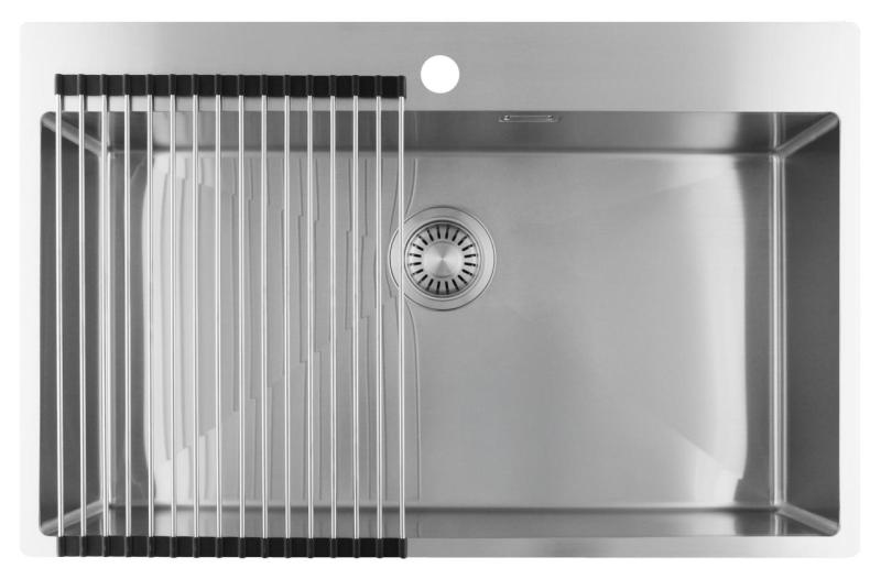 Pure.Sink Luxion Velika nerjaveča pomivalna korita 78x50 cm Tapwing z odprtino za pipo PLX7850T-02