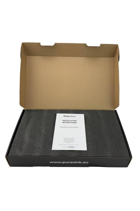 Pure.Sink Elite Steel Pulse-S kuhinjska pipa PVD gun metal z izvlečnim izlivom in brizgalnim načinom PS8500-61