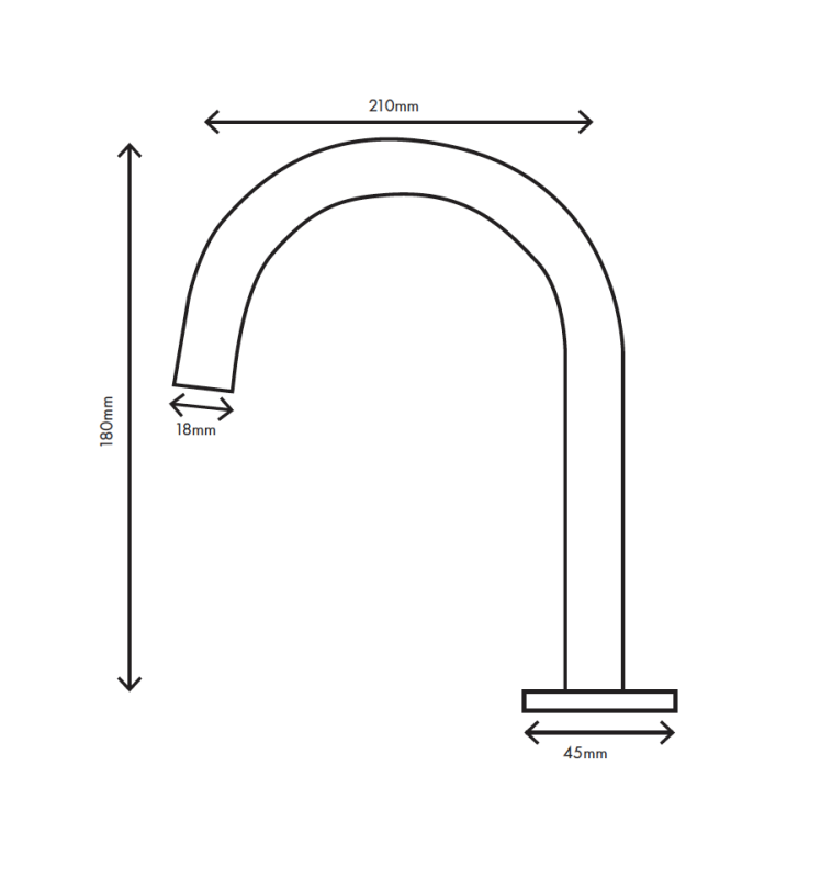 MURO TUA 2-luknjasta umivalna pipa iz kroma z okroglim izlivom 1208972104