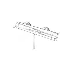 MURO TUA termoostatski tuš z tuš garnituro, krom M1.B1TH.CR