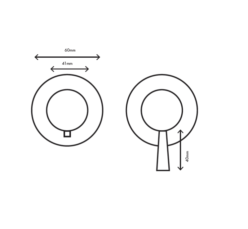 MURO TUA vgradni termostatski tuš kran s 3 izhodi, krom M1.B33T.R.CR