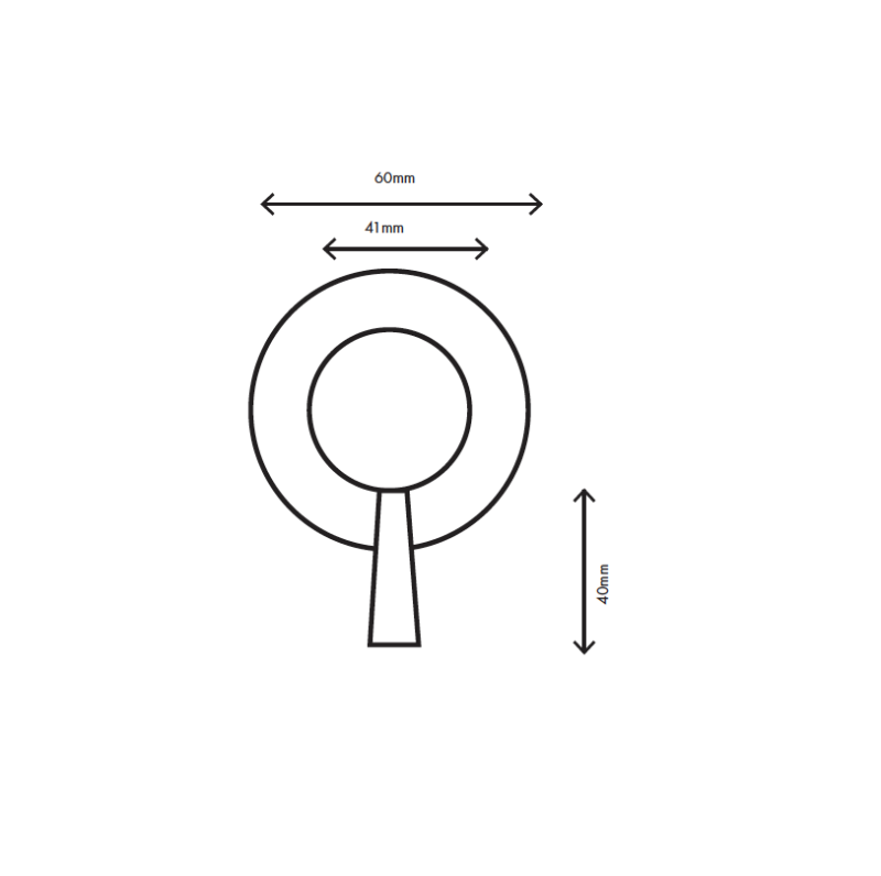 MURO TUA vgradni 3-potni preklopnik krom M1.B33.3.CR
