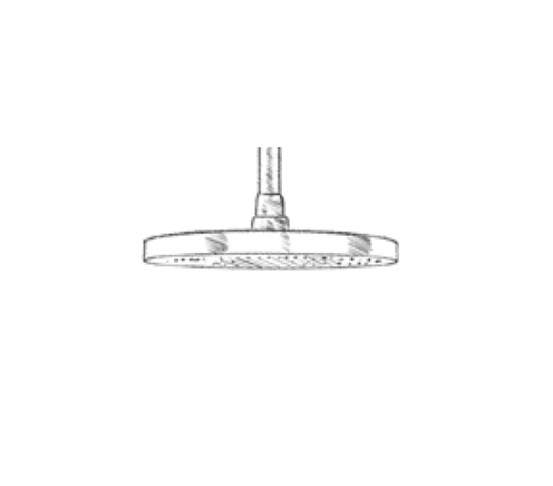 MURO TUA glavna tuš kabina 250 mm krom M1.BA2.M.CR